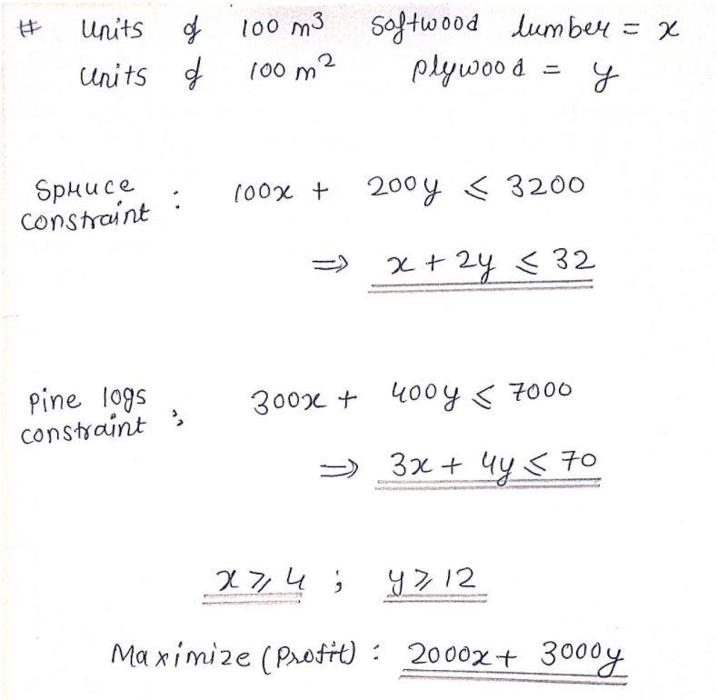 The answer is given from part a that is needed to