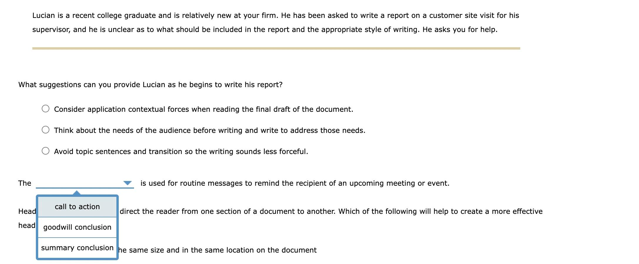 Lucian is a recent college graduate and is