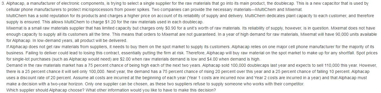 3. Alphacap, a manufacturer of electronic