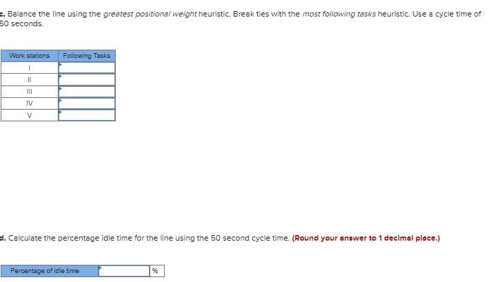 For the set of tasks given below, do the