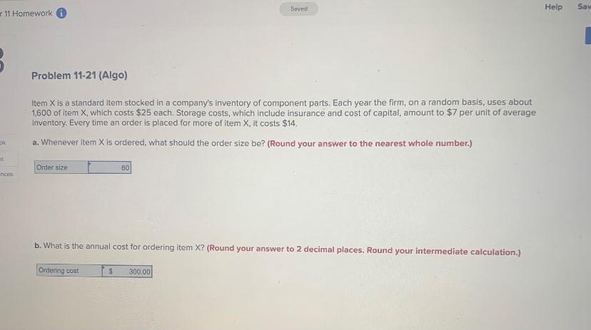 hi! plz help Saved Help Sav 11 Homework Problem