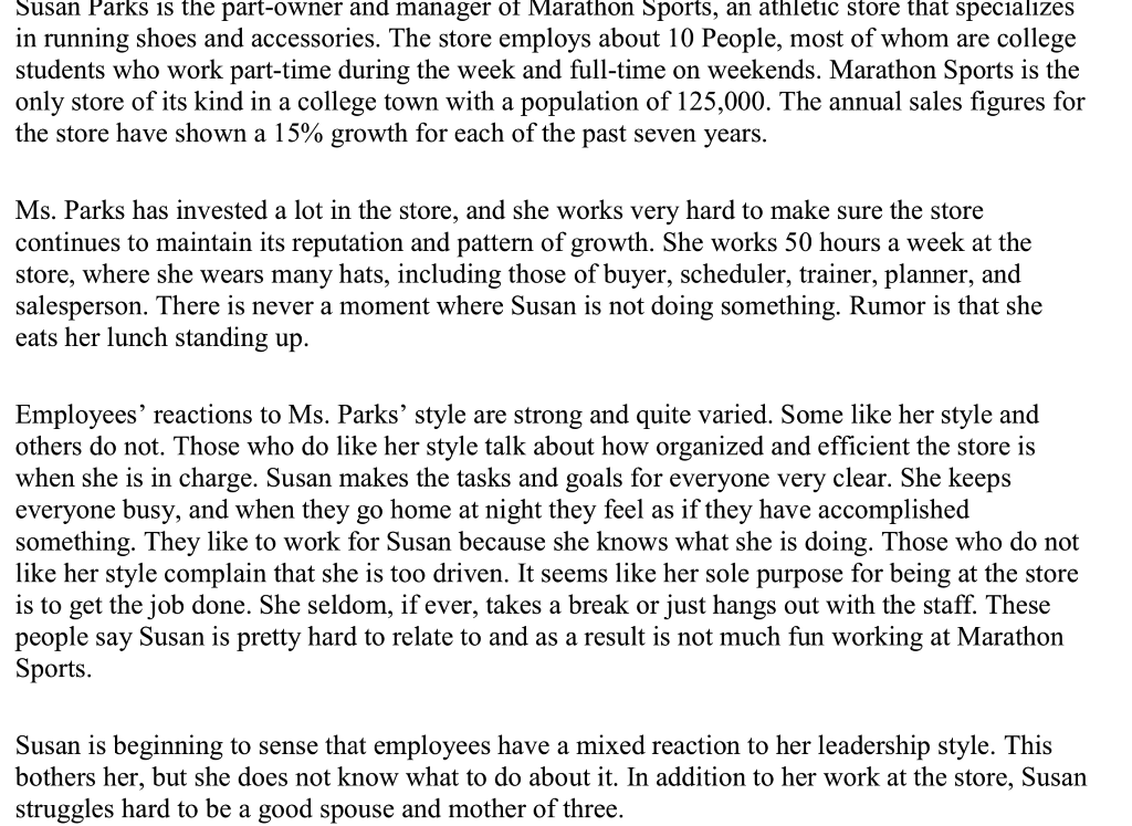 According to the style approach, how would you