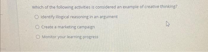 Which of the following activities is considered