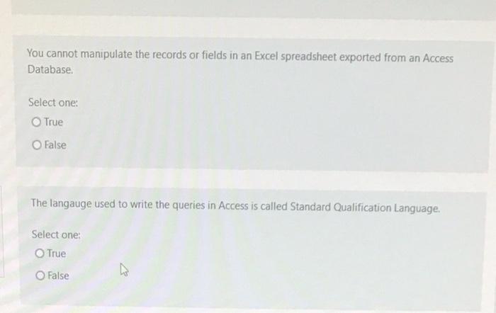 You cannot manipulate the records or fields in an