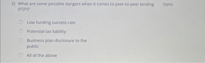 2) What are some possible dangers when it comes