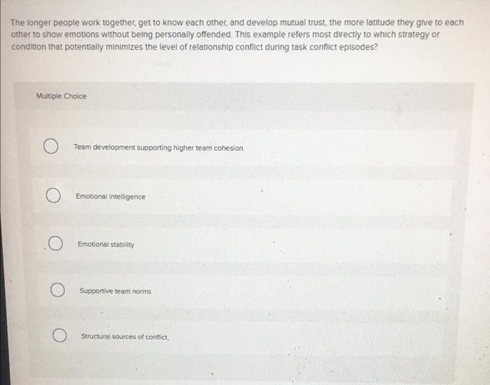 answer all or thumbs down Constructive conflict