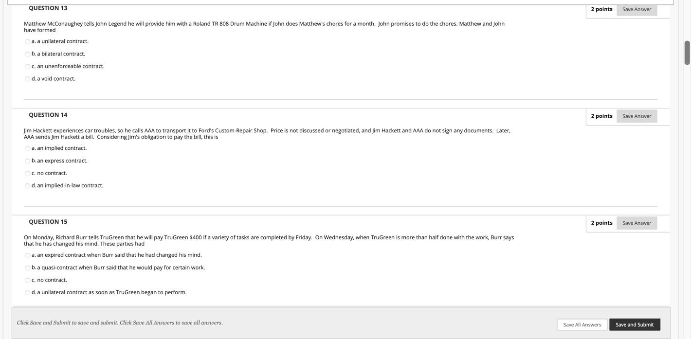 QUESTION 13 2 points Save Answer Matthew