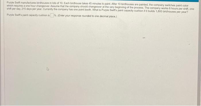 Purple Swift manufactures birdhouses in lots of