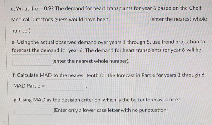 (Goals 3, 4, and 6) At a regional hospital, the