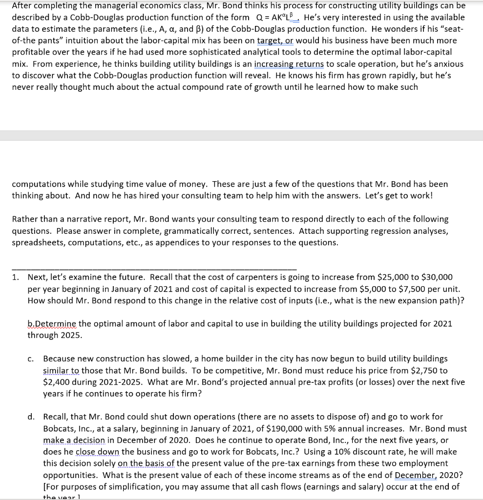 Please help me check 1a-d After completing his