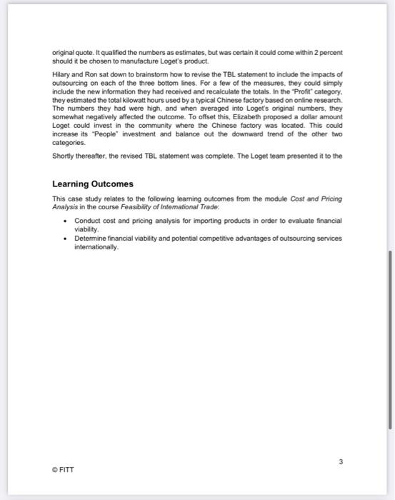 The Triple Bottom Line: Gaining a Competitive