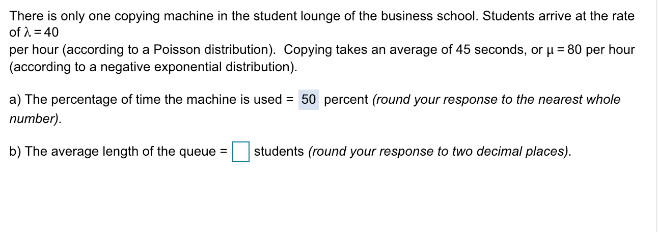 There is only one copying machine in the student
