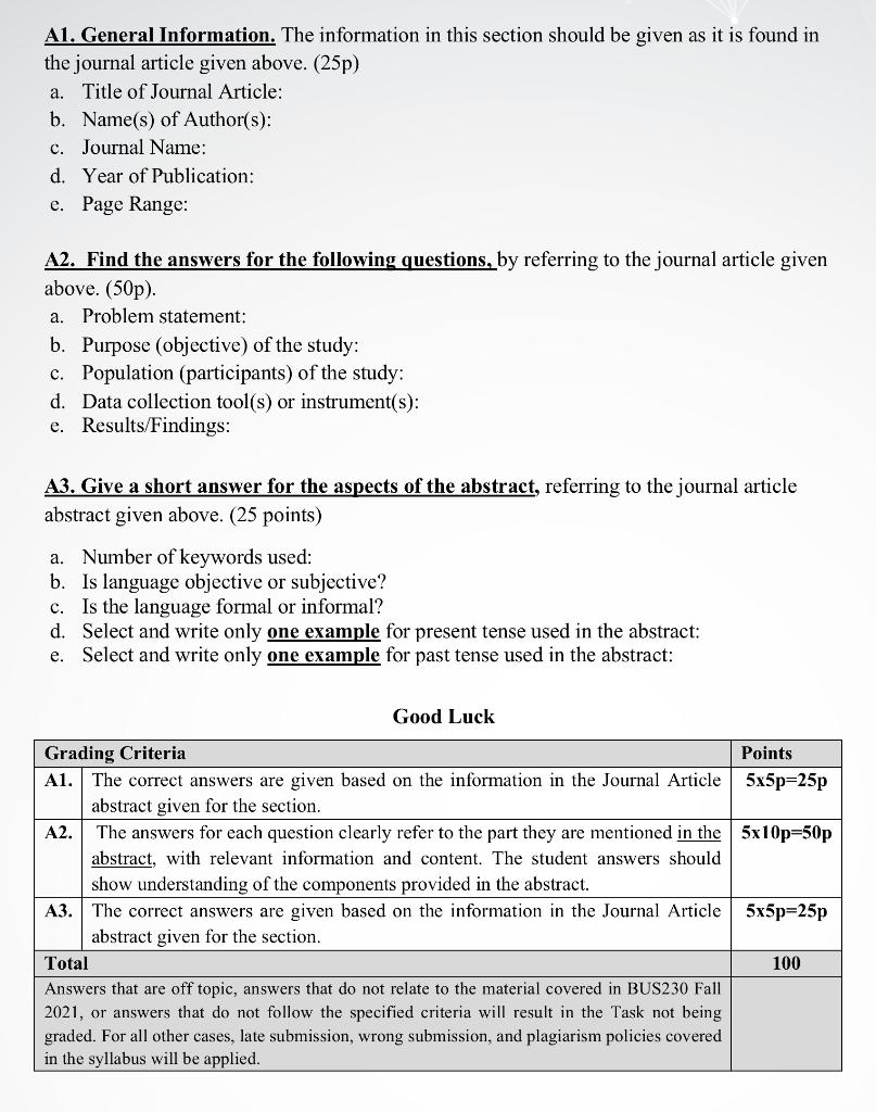 BUS230_Assignment 2_Version M1 (15%) This