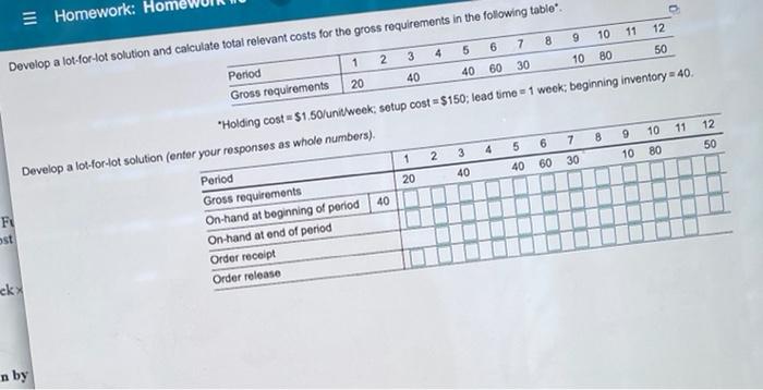 what is the total cost of the plan? E Homework: