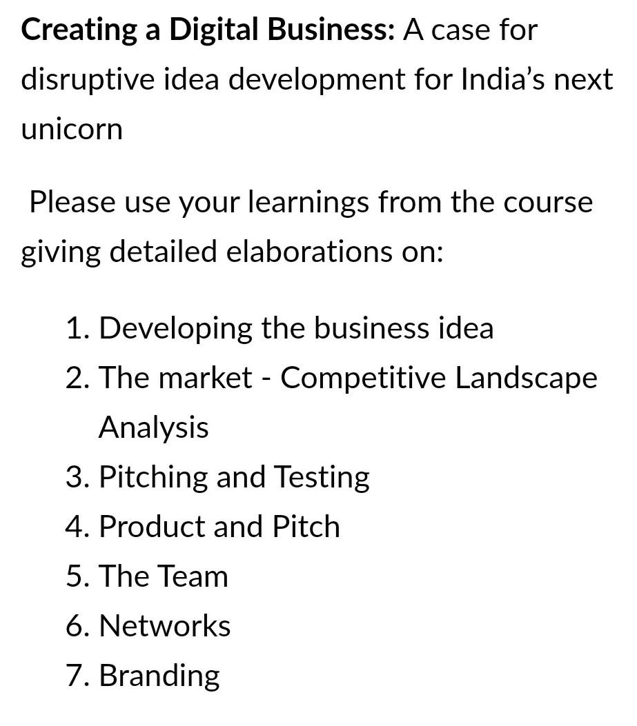 Instructions so far I posted the same question