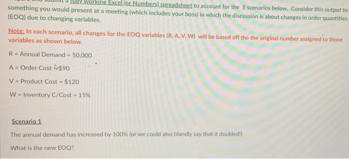 scenerio 1 Tully working Excel for