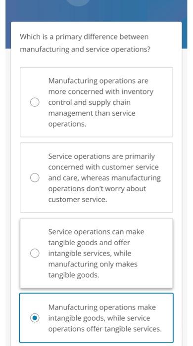 Which is a primary difference between