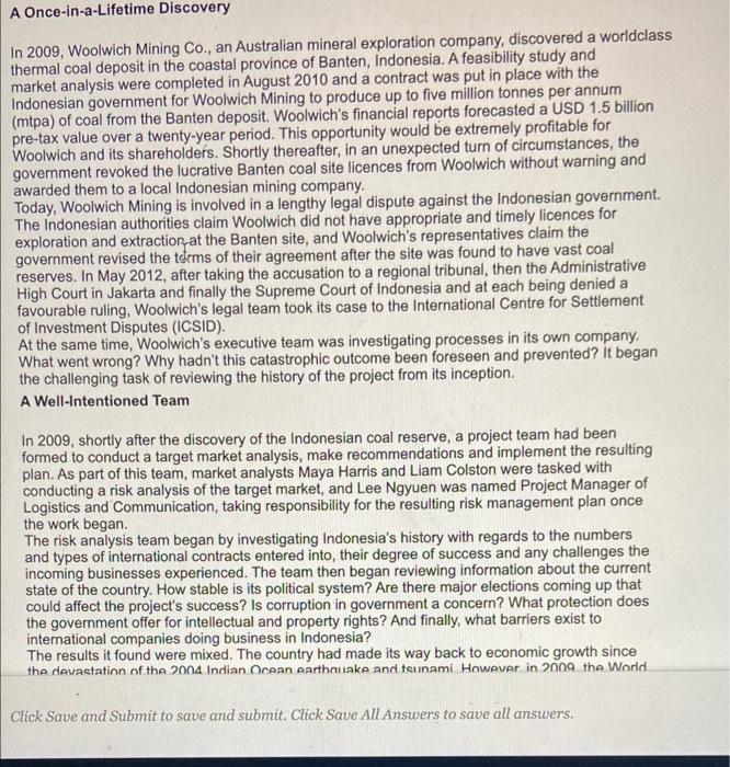 A Once-in-a-Lifetime Discovery In 2009, Woolwich