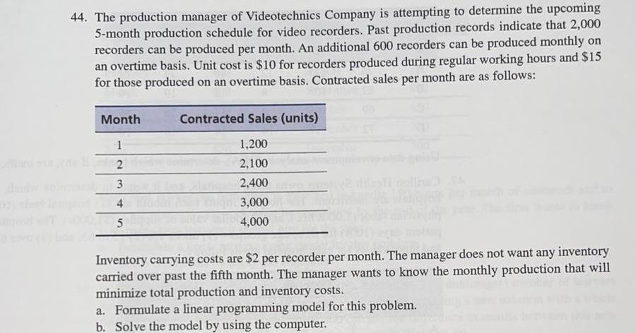 Need the whole process and also shown in excel
