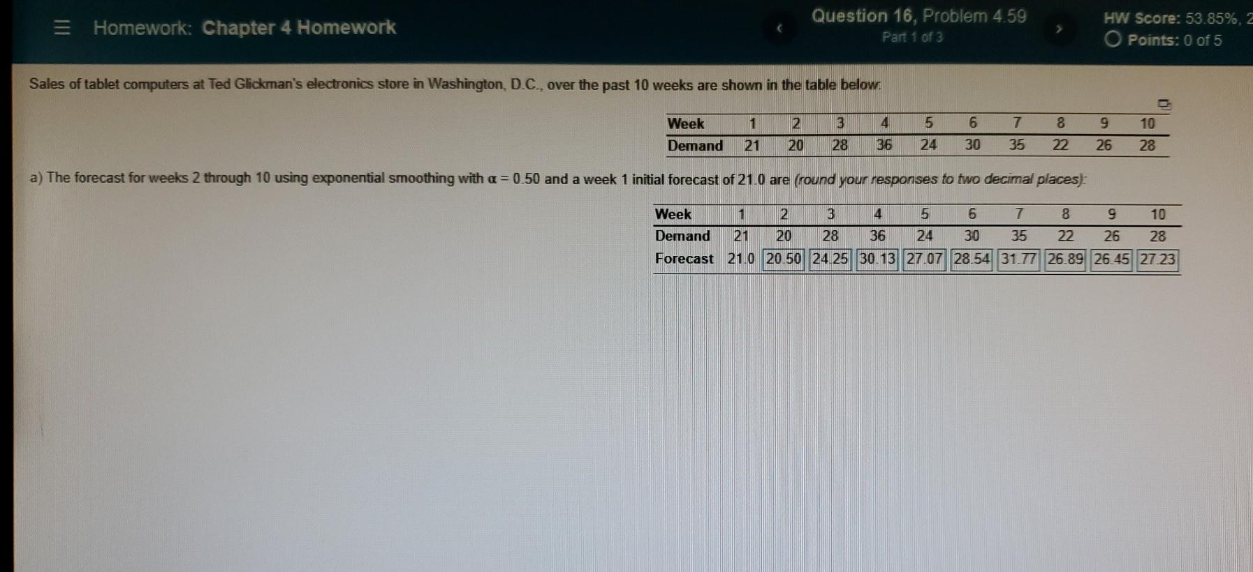 = Homework: Chapter 4 Homework Question 16,