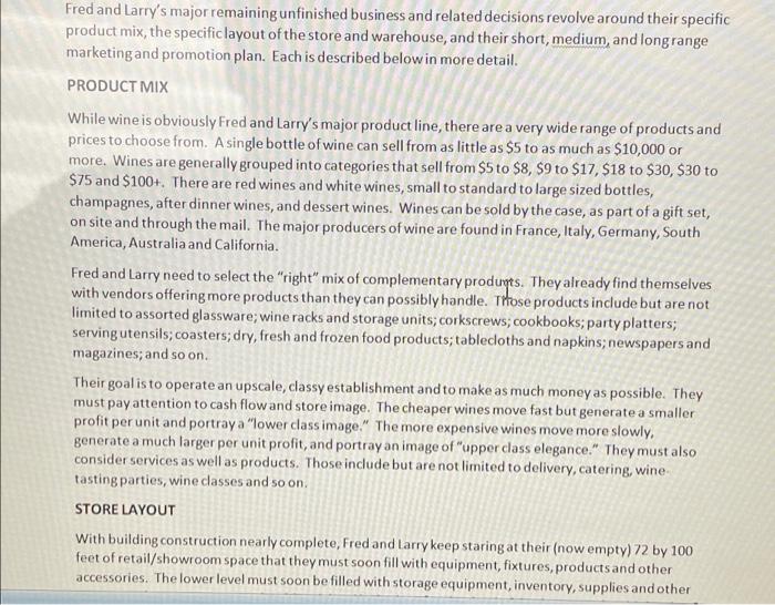 Write 3 or 4causes of problem for the case :-