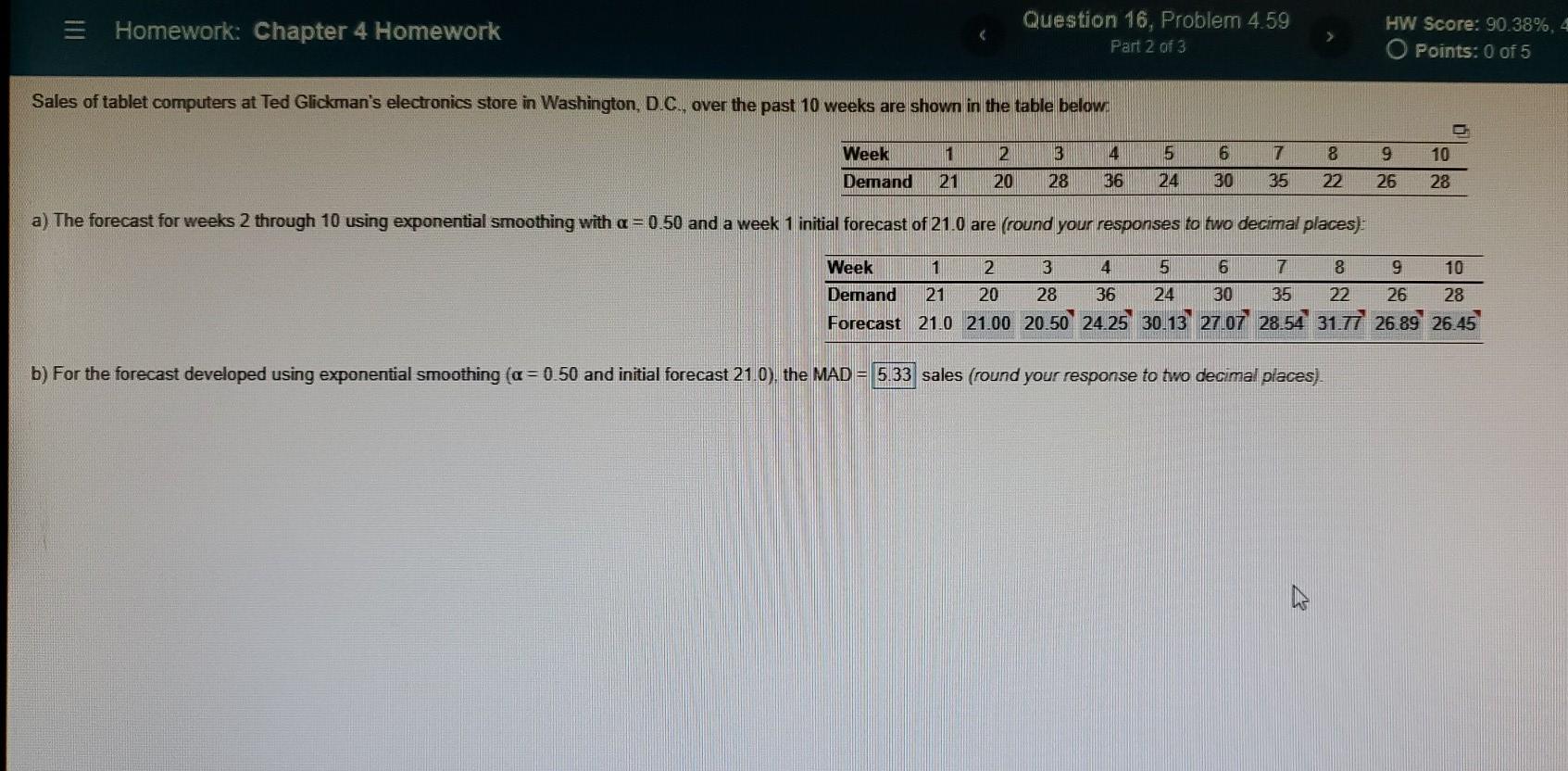 = Homework: Chapter 4 Homework Question 16,