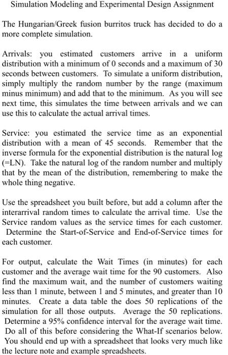 What is the confidence interval? Simulation