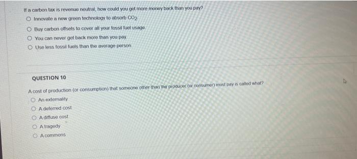 It a carbon tax is revenue neutral, how could you