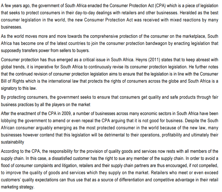 Question on the law of RSA with regards to