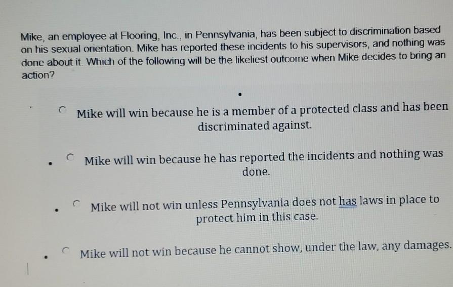 Mike, an employee at Flooring, Inc., in