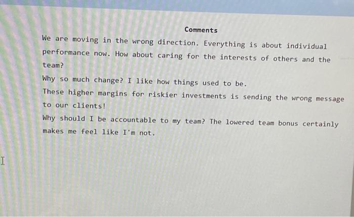 Which answer is it? ABCD? A. the values youre