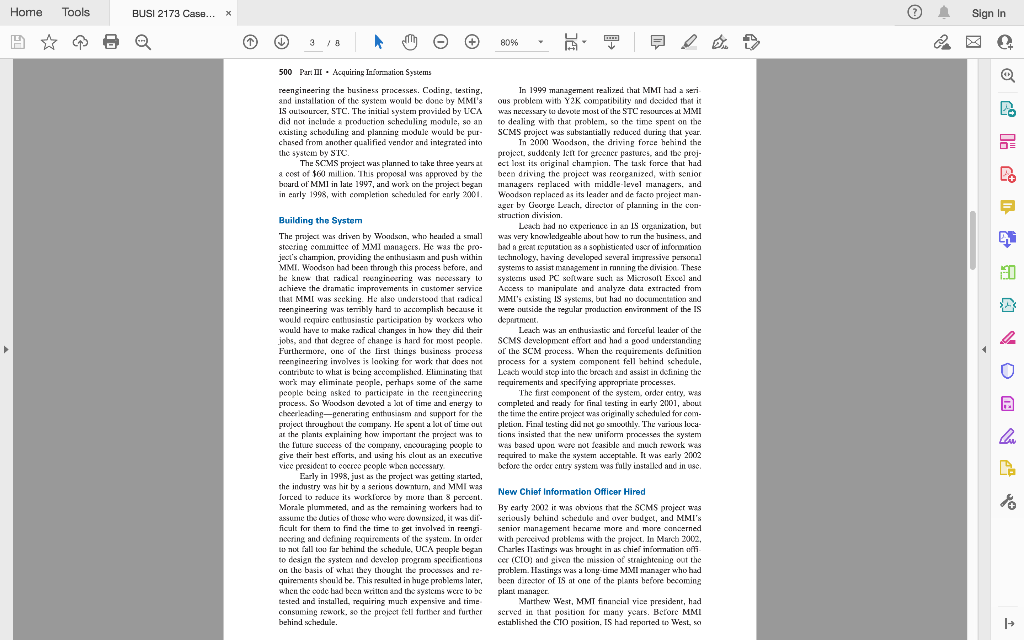 Please find attached the case study 2: A troubled