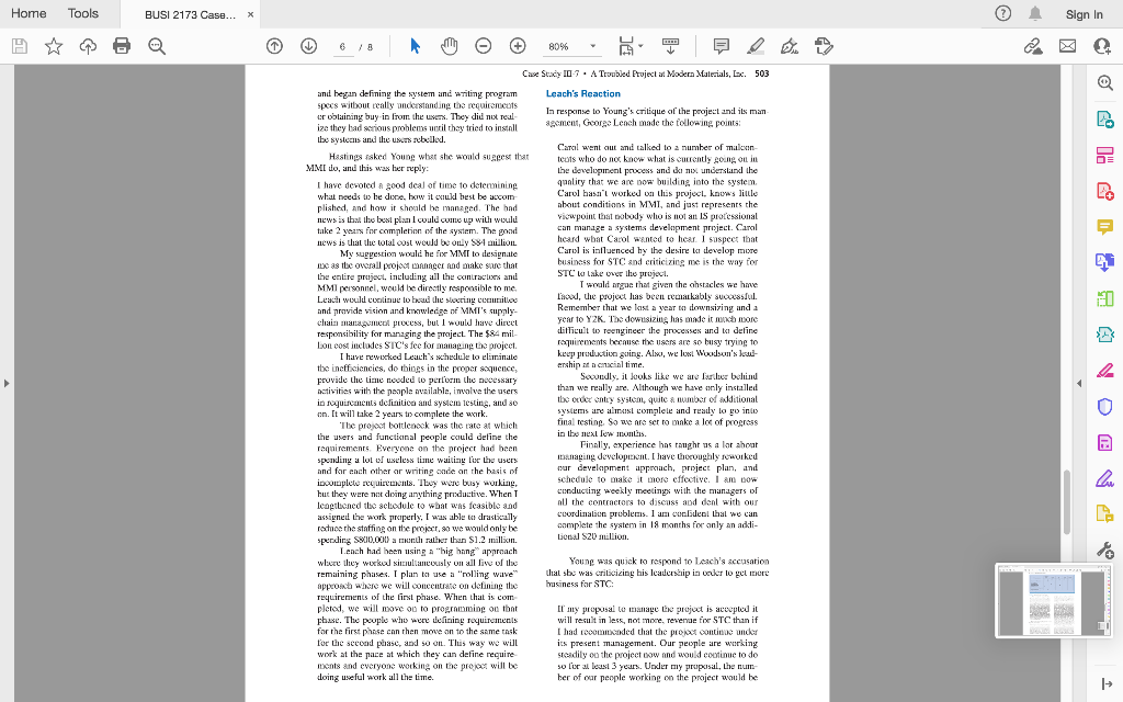 Please find attached the case study 2: A troubled