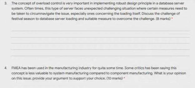 3. The concept of overload control is very