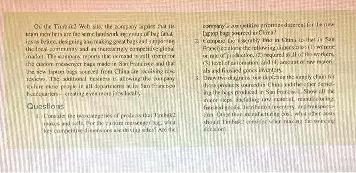 case study : assignment CASE STUDY: What makes