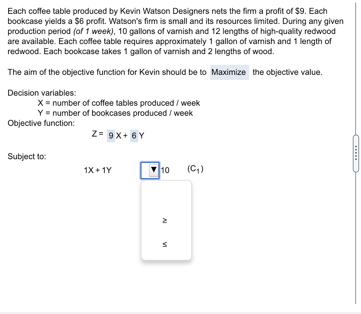 Each coffee table produced by Kevin Watson