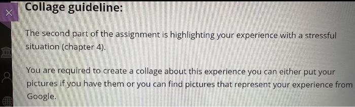 Collage guideline: The second part of the