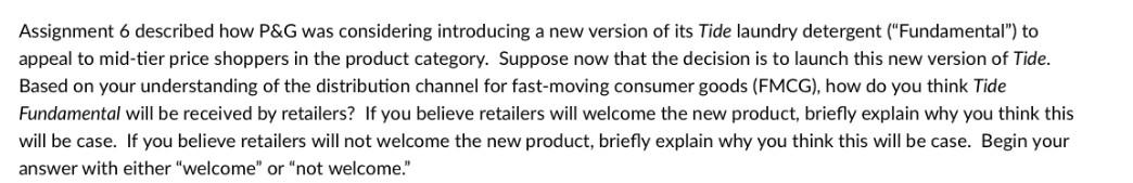 How do I solve this question? Assignment 6