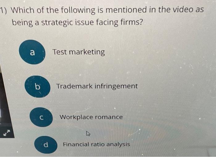 1) Which of the following is mentioned in the