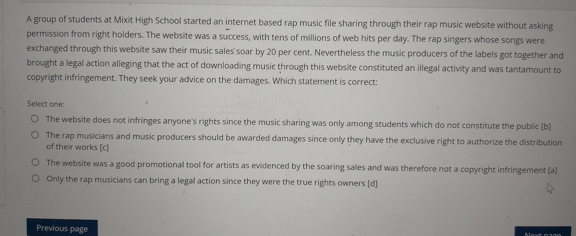 A group of students at Mixit High School started