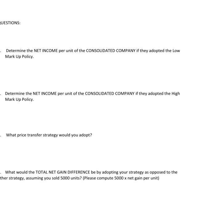 INDIVIDUAL ASSIGNMENT B: MINTEL PRODUCTS INC.