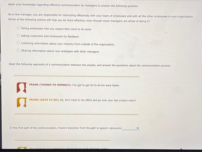 Apply your knowledge regarding effective