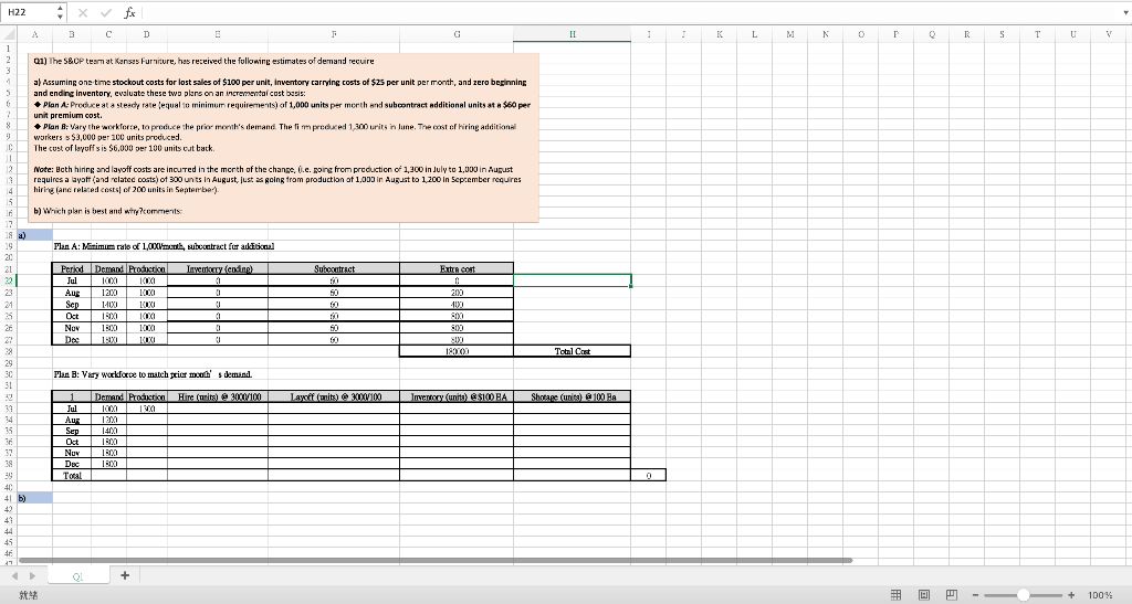 Please explain the details of the excel (after