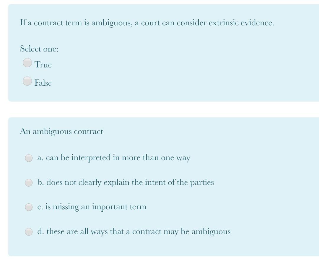 Which of the following is an example of an