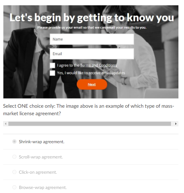 Let's begin by getting to know you Please provide