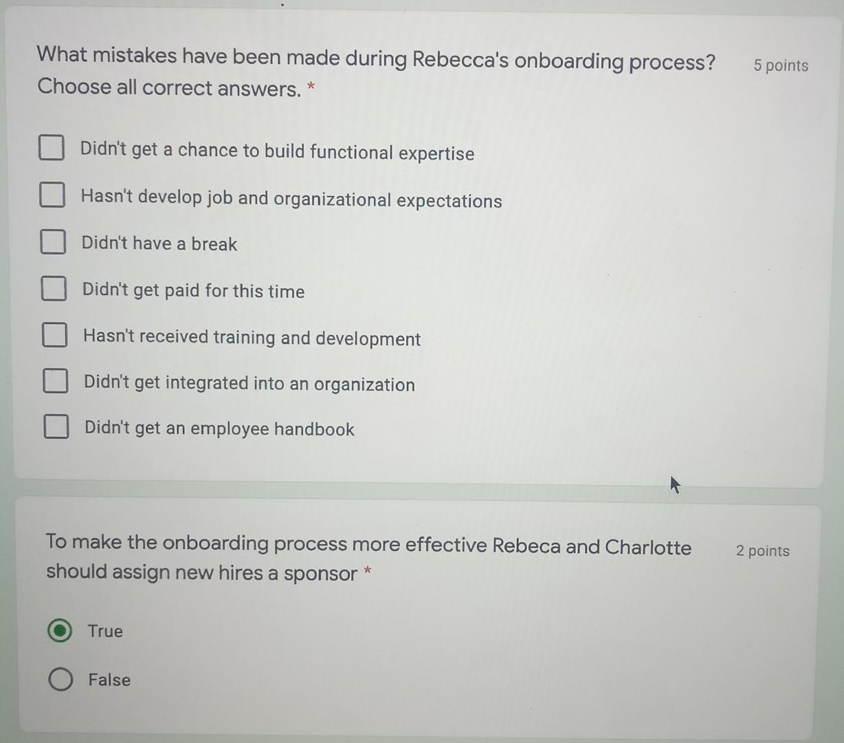 --- HR Manager Rebecca and HR Specialist