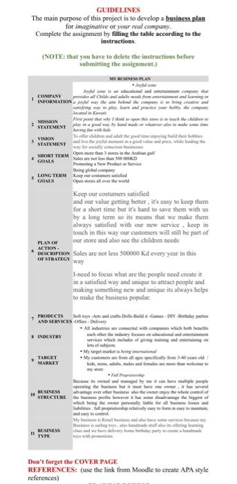 please help please helppp GUIDELINES The main