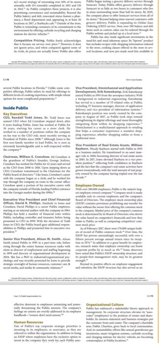 Read the case and make a brain map. The last