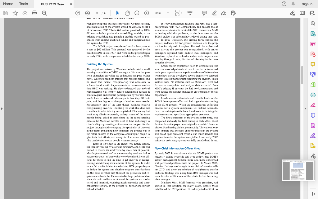 Please find attached the case study 2: A troubled