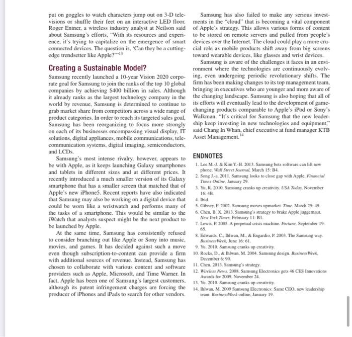 Case study, please give answers to all questions